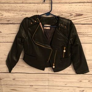 Chloe K faux leather jacket